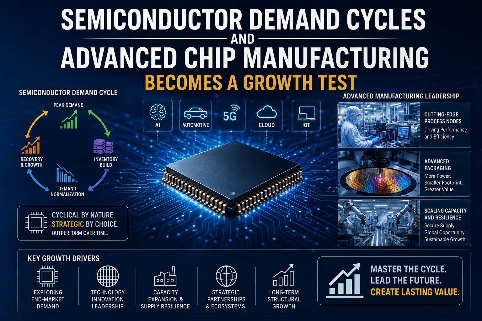 Semiconductor Demand Cycles And Advanced Chip Manufacturing Becomes a Growth Test