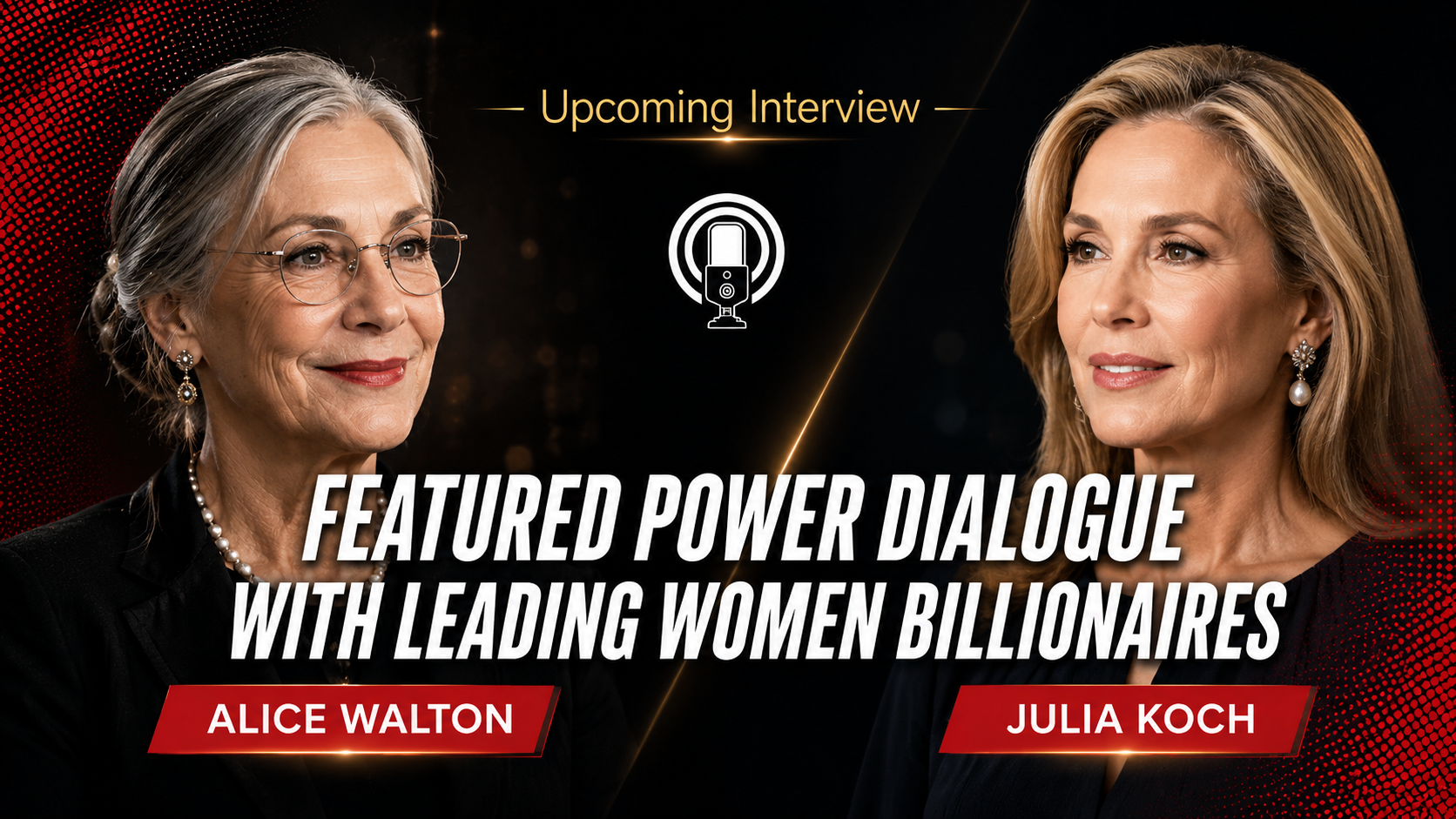 Upcoming billionaire interview feature